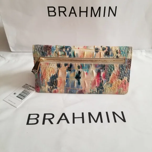 NWT Brahmin Superbloom Melbourne Ady Wallet - Picture 3 of 12